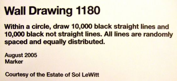 Finally, a legit use for LeWitt.